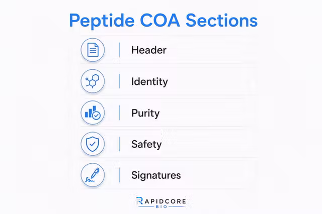 Infographic ranking peptide suppliers by tier