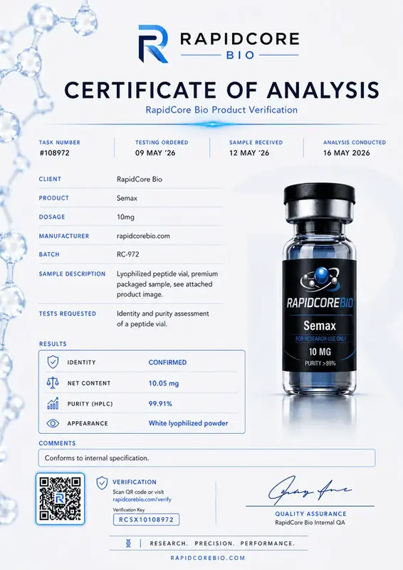 Semax COA