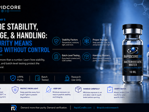 Purity vs Reliability: Why Analytical Verification Matters in Peptide Research