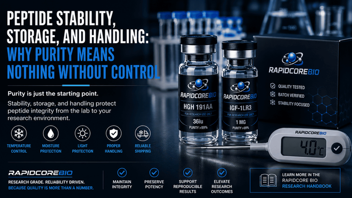 Peptide Stability, Storage, and Handling: Why Purity Means Nothing Without Control cover image