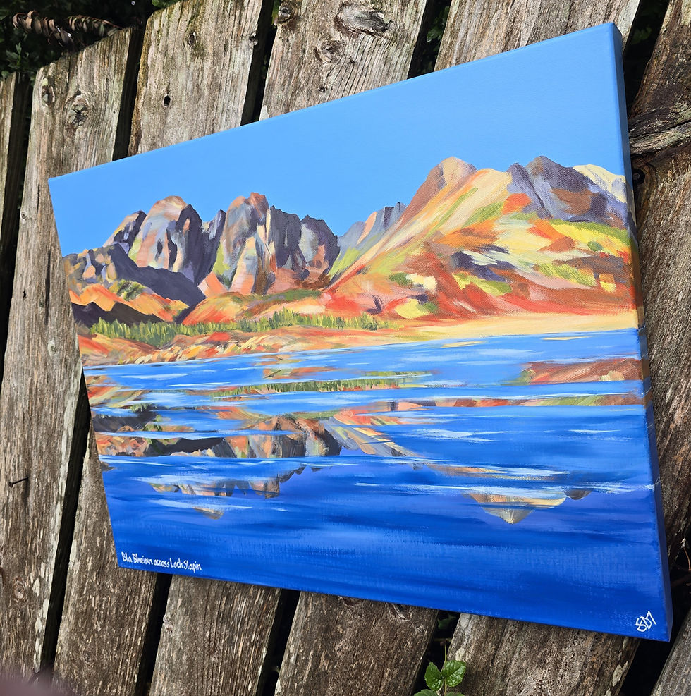Thumbnail: Bla Bheinn across Loch Slapin