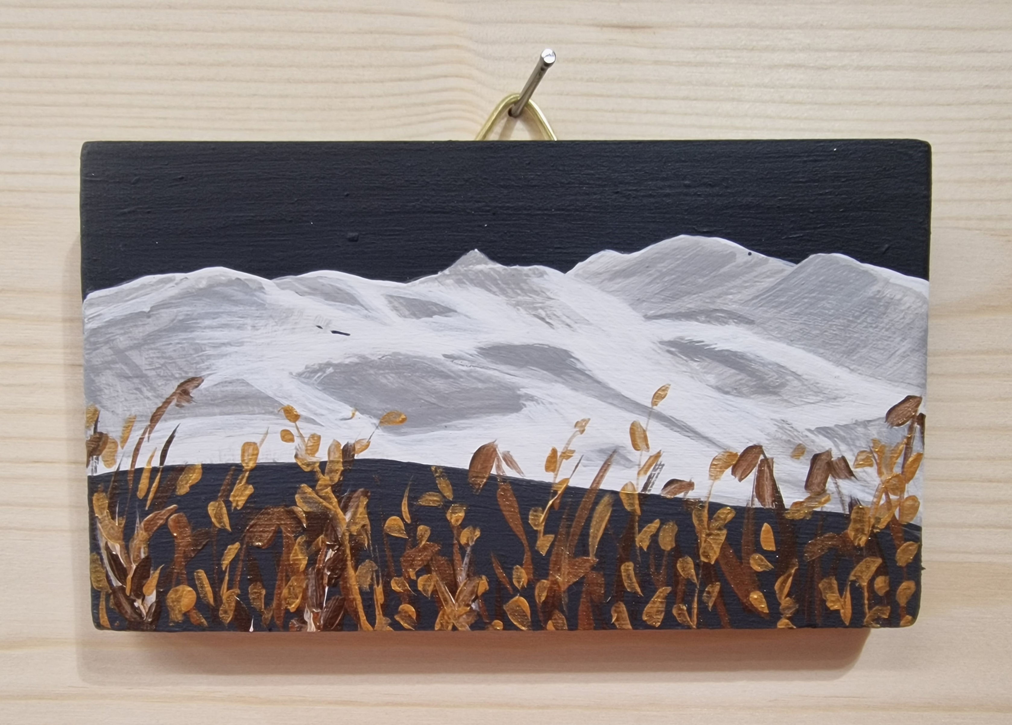 Wooden Decoration - Helvellyn Range from High Rigg