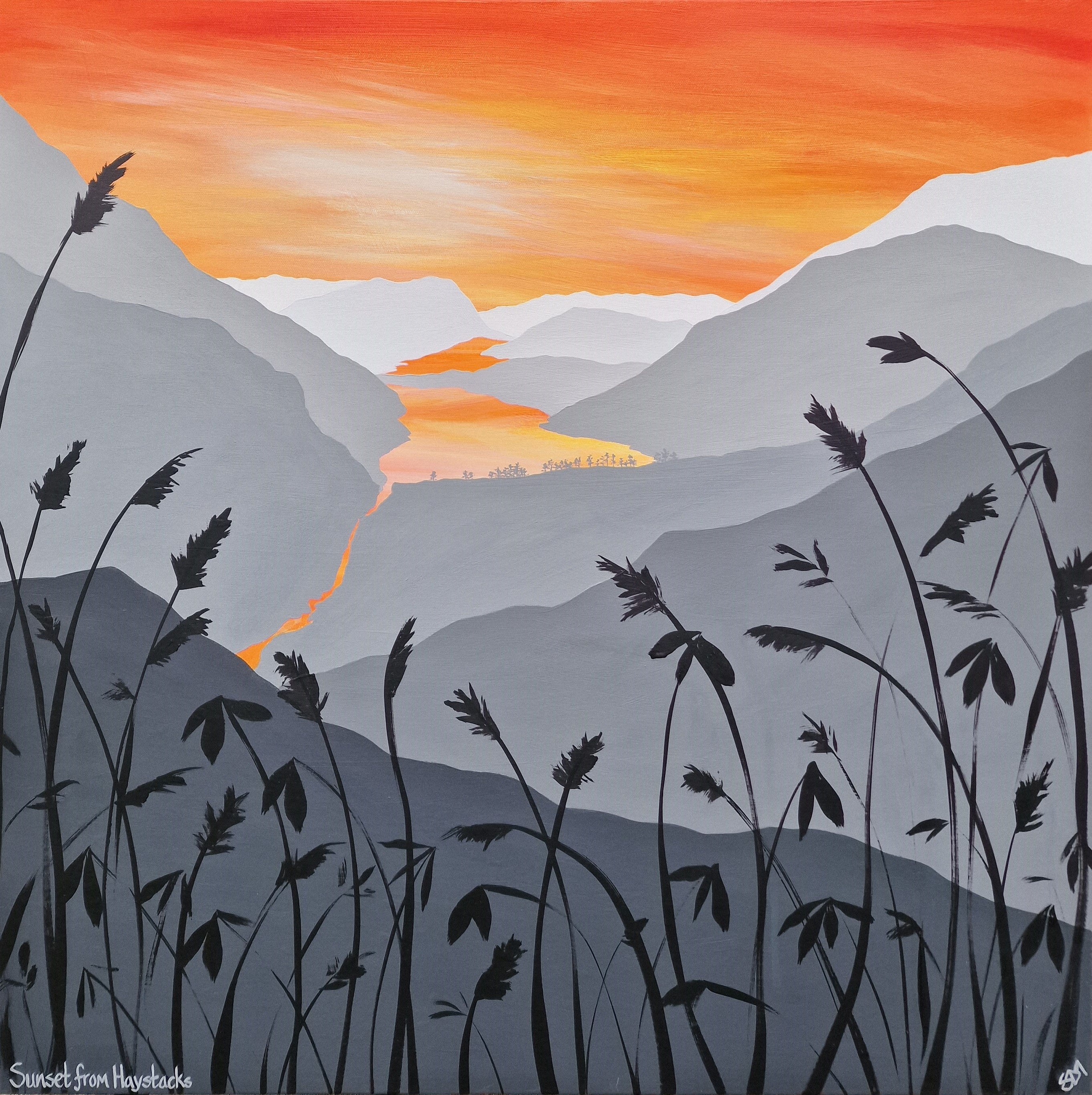 Sunset from Haystacks