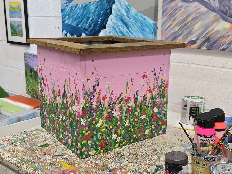 Thumbnail: Wooden Planter Painting Workshop. 