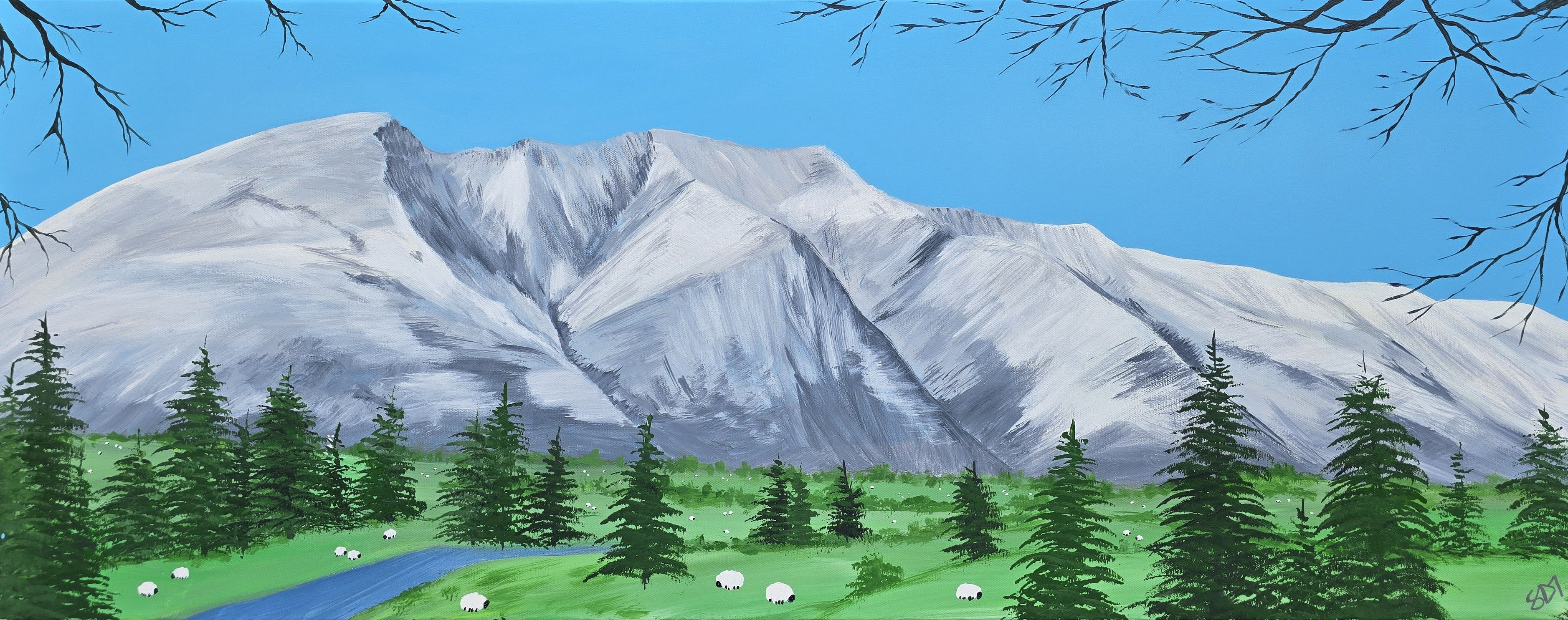 Blencathra from St John's in the Vale