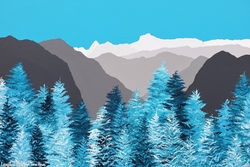 SOLD Langdale Pikes from Tarn Hows