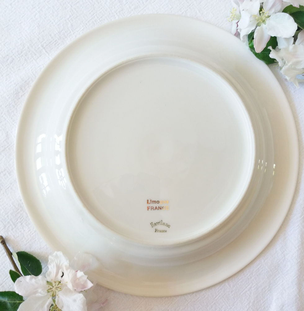 Miniature : Deux assiettes enfants illustrées - Limoges Haviland - set vintage