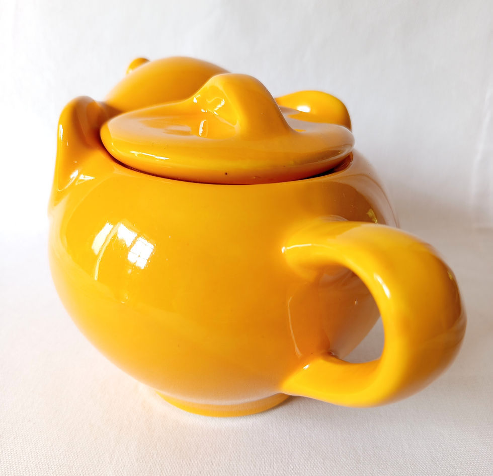 Miniature : Théière L'Eléphant jaune années 80