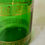 Miniature : Grand pot en verre moulé vert bouteille - made in Belgique