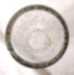 Miniature : Ancien pot à cornichons en verre soufflé bullé