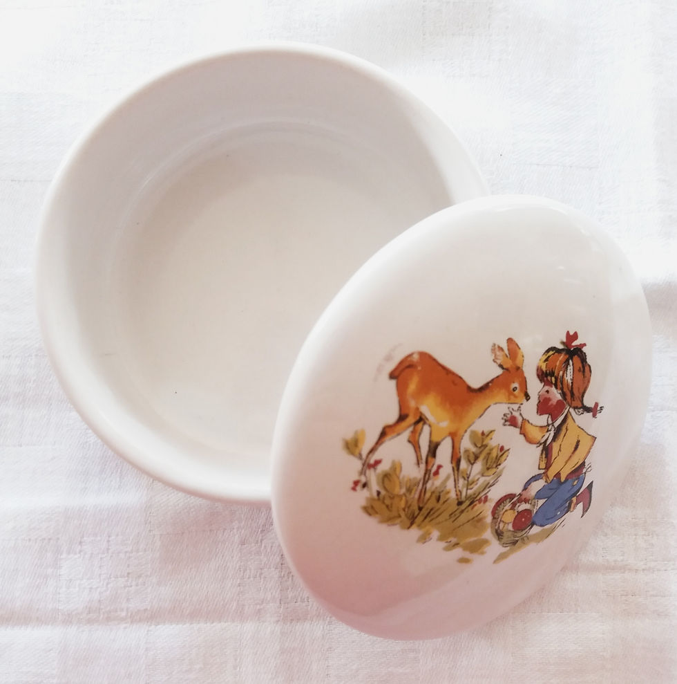 Miniature : Coffret en faïence