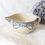 Miniature : Saucière ancienne terre de fer HB & Cie - décor bleu Balzac