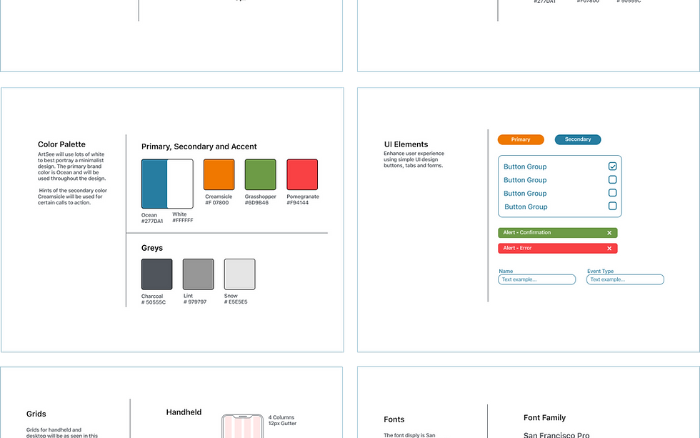Style guide — component patterns, states, and visual language.