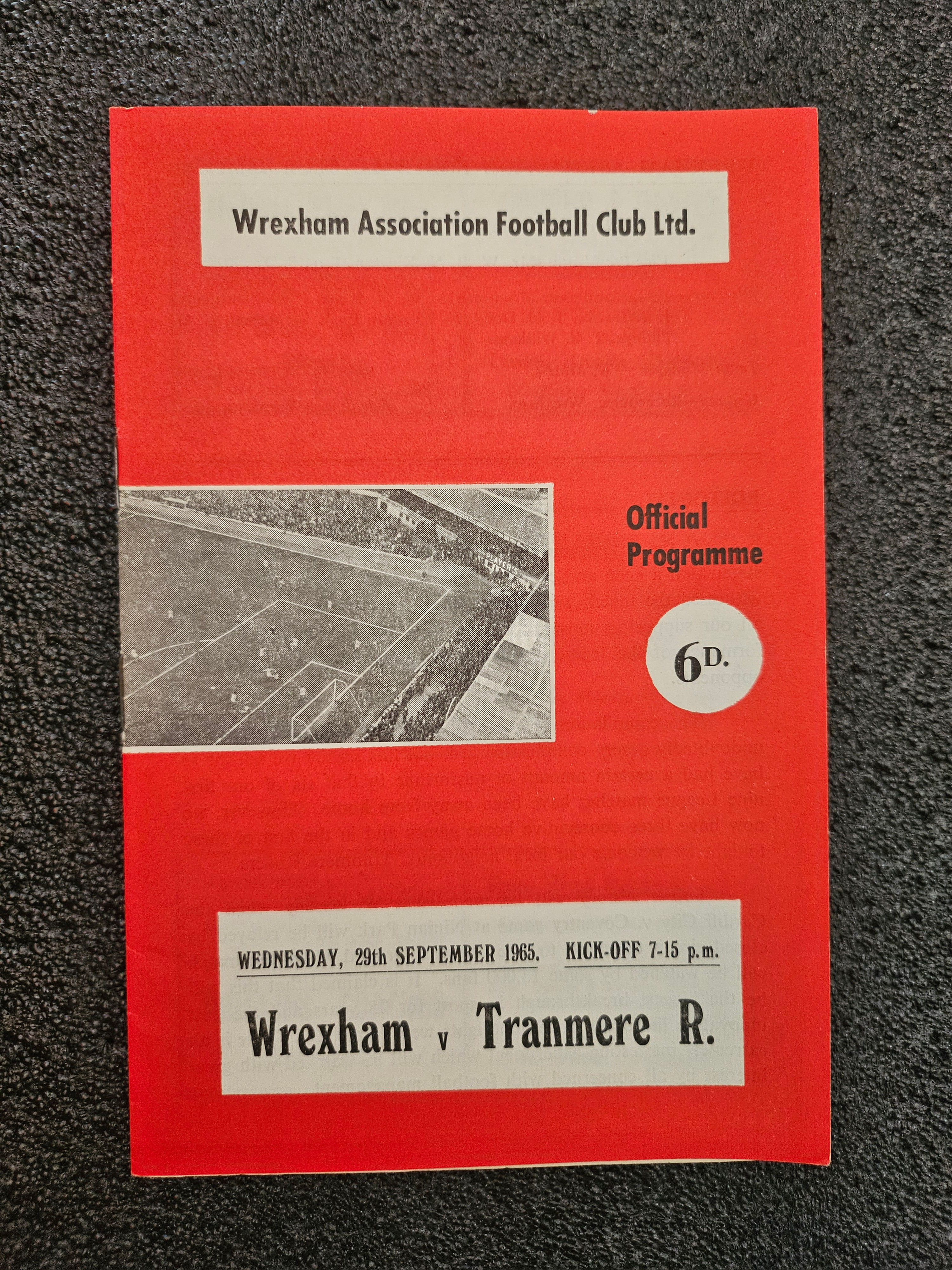 Wrexham v Tranmere Rovers - 1966-1967 - Division 4