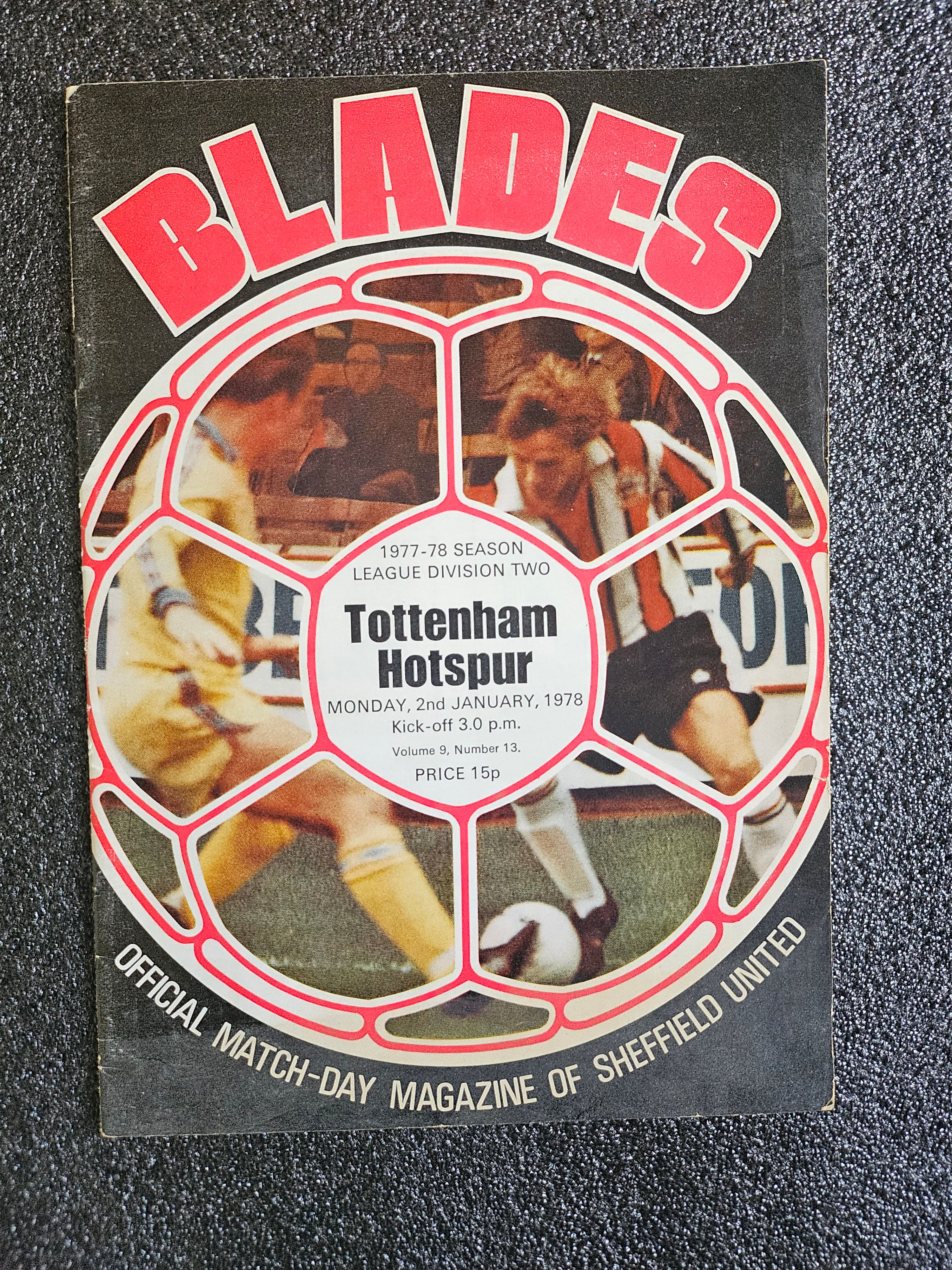 Sheffield United v Tottenham Hotspur - 1977-1978 - Division 2