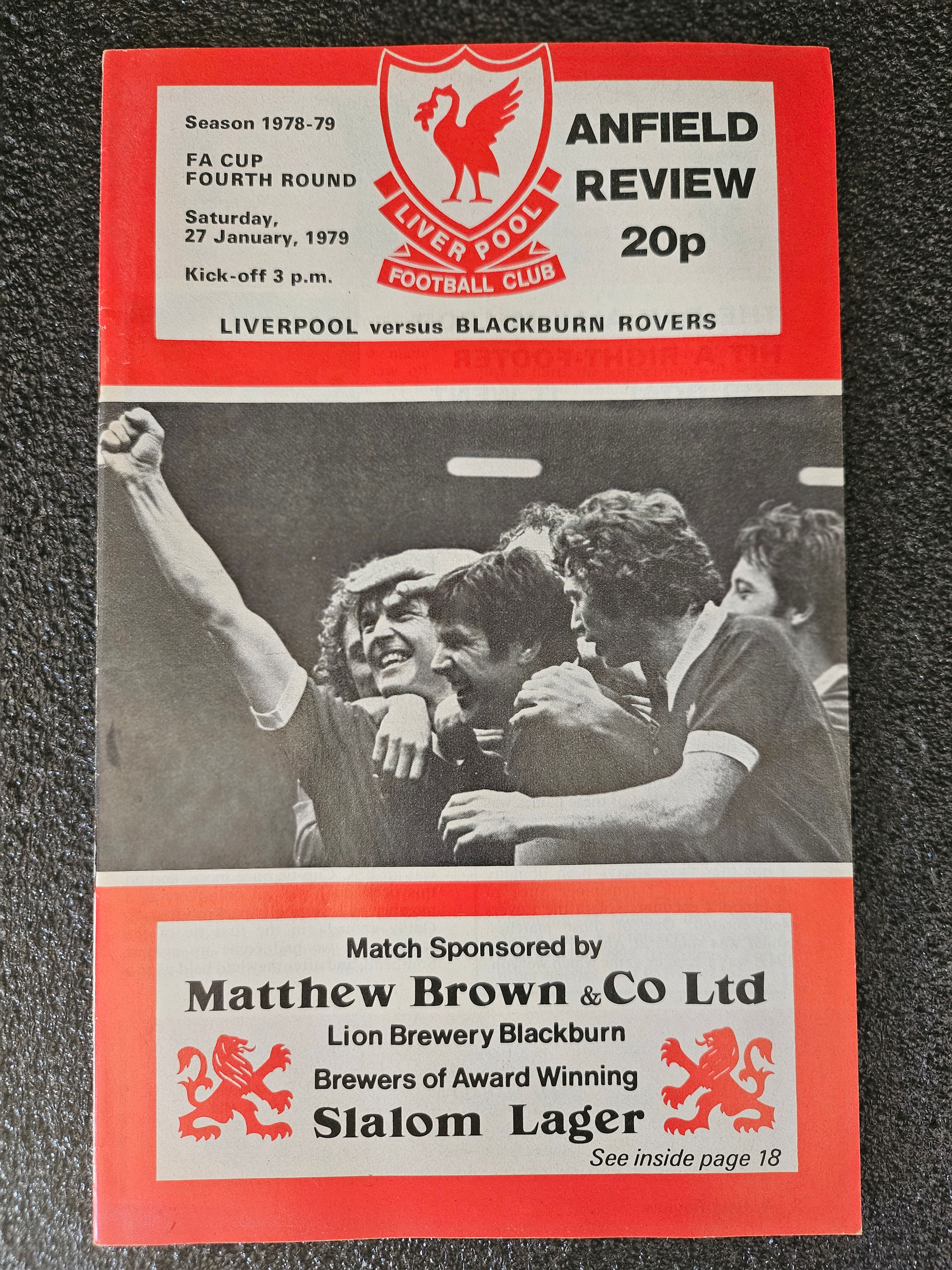 Liverpool v Blackburn Rovers 1978-1979 - FA Cup