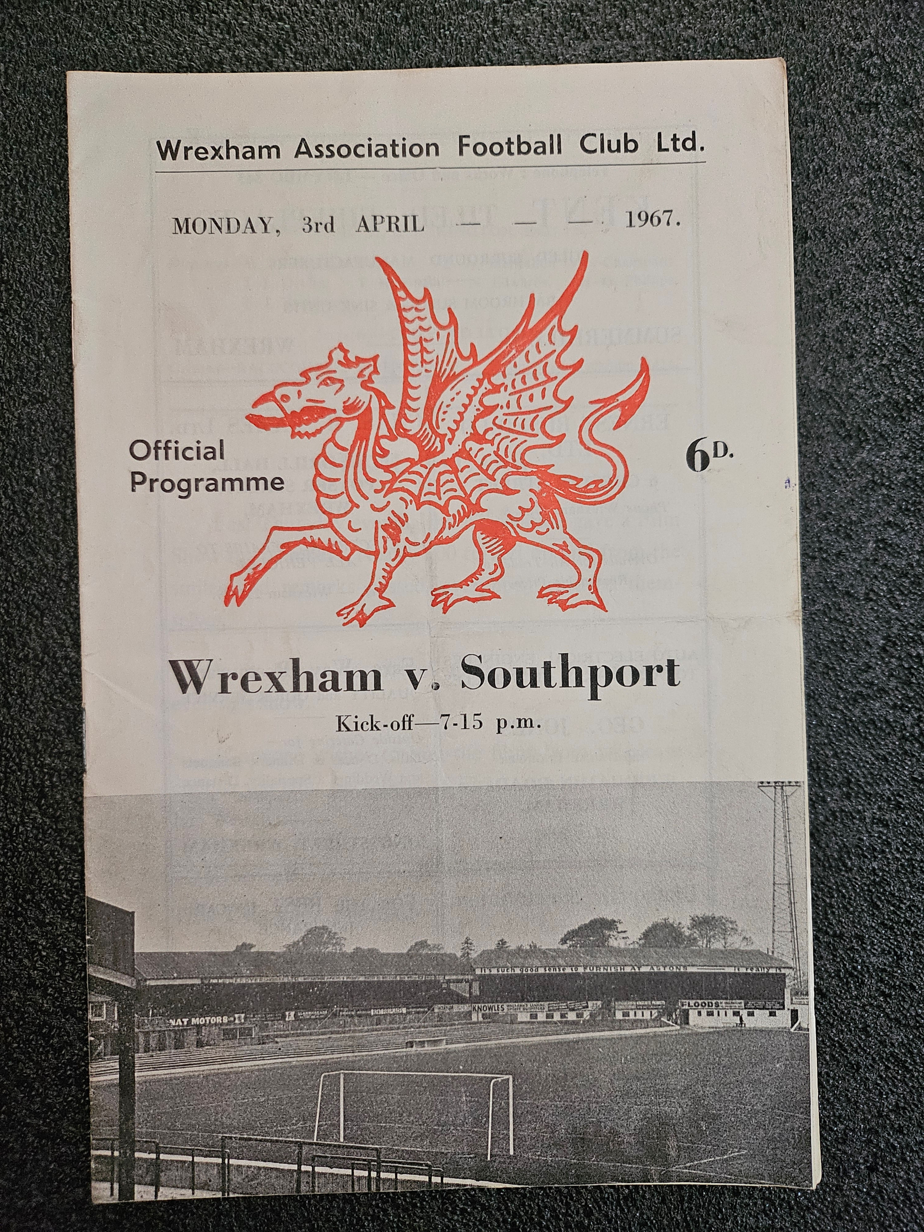 Wrexham v Southport - 1966-1967 - Division 4