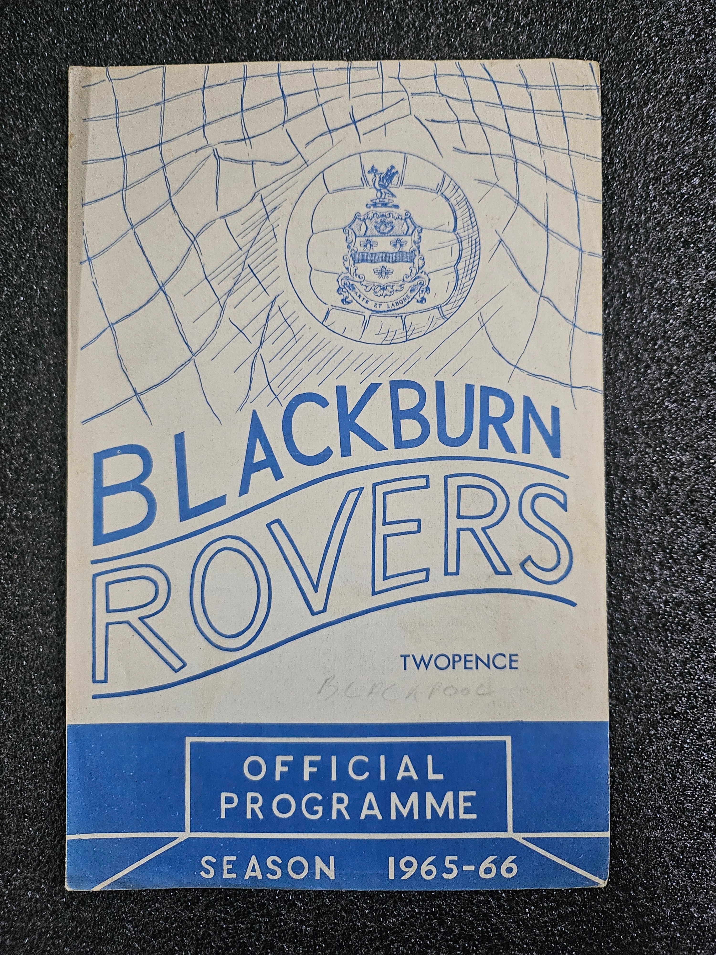 Blackburn Rovers v Blackpool - 1965-1966 - Division 1