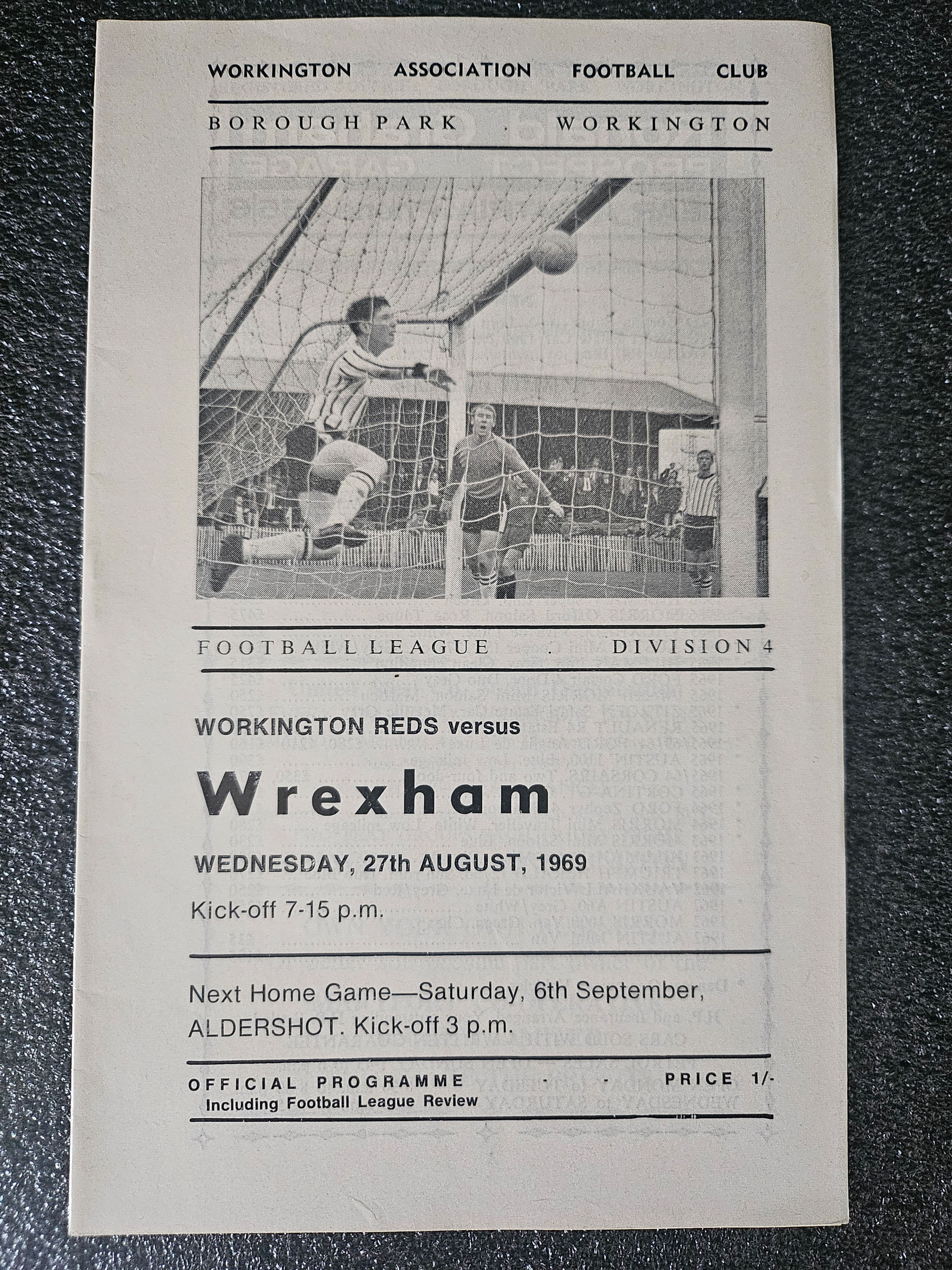 Workington v Wrexham - 1969-1970 - Division 4