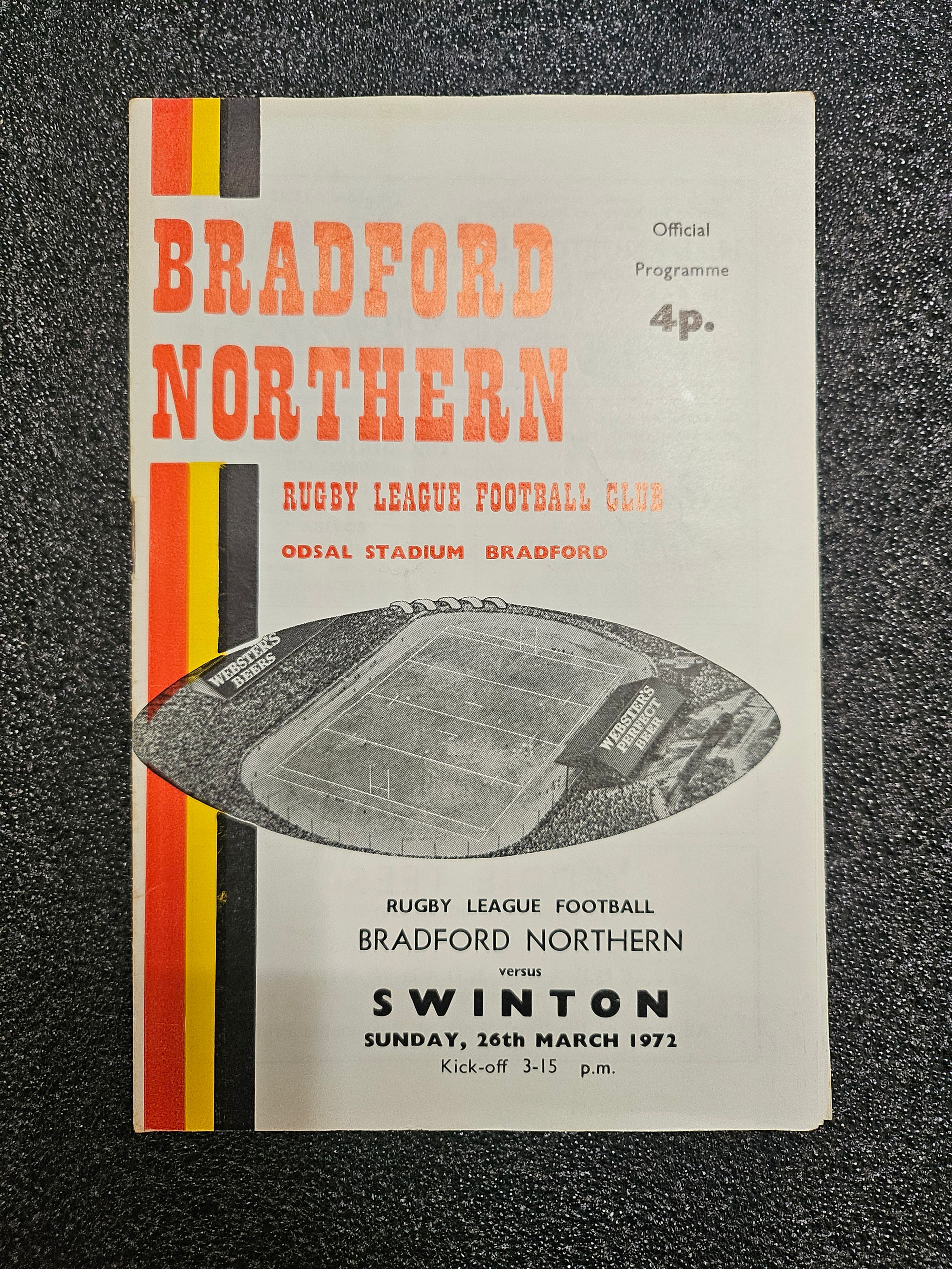 Bradford Northern v Swinton - 1971-1972 - Rugby League