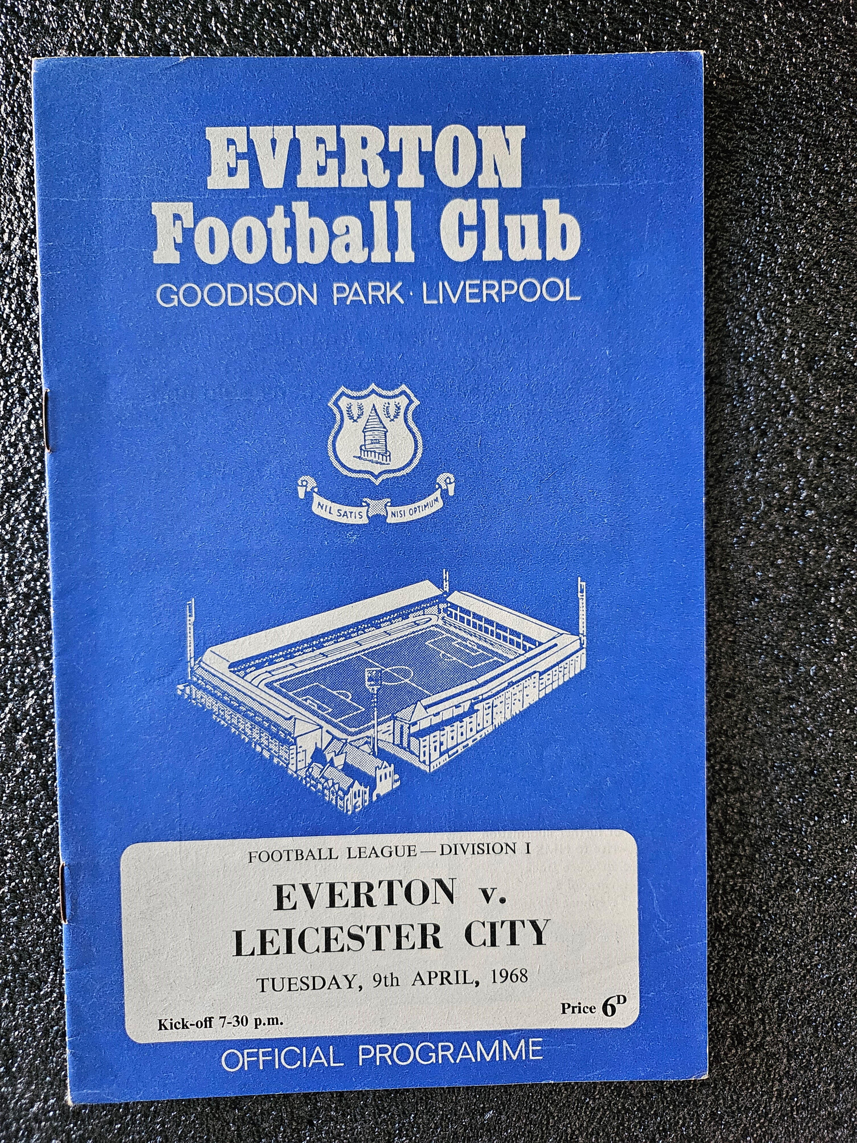 Everton v Leicester City - 1967-1968 - Division 1