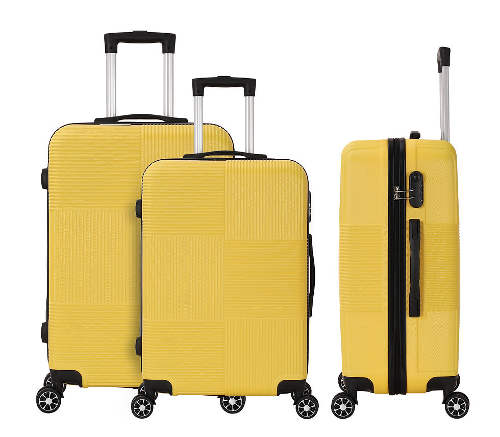 Capri set 3 valises S/M/L - Moutarde