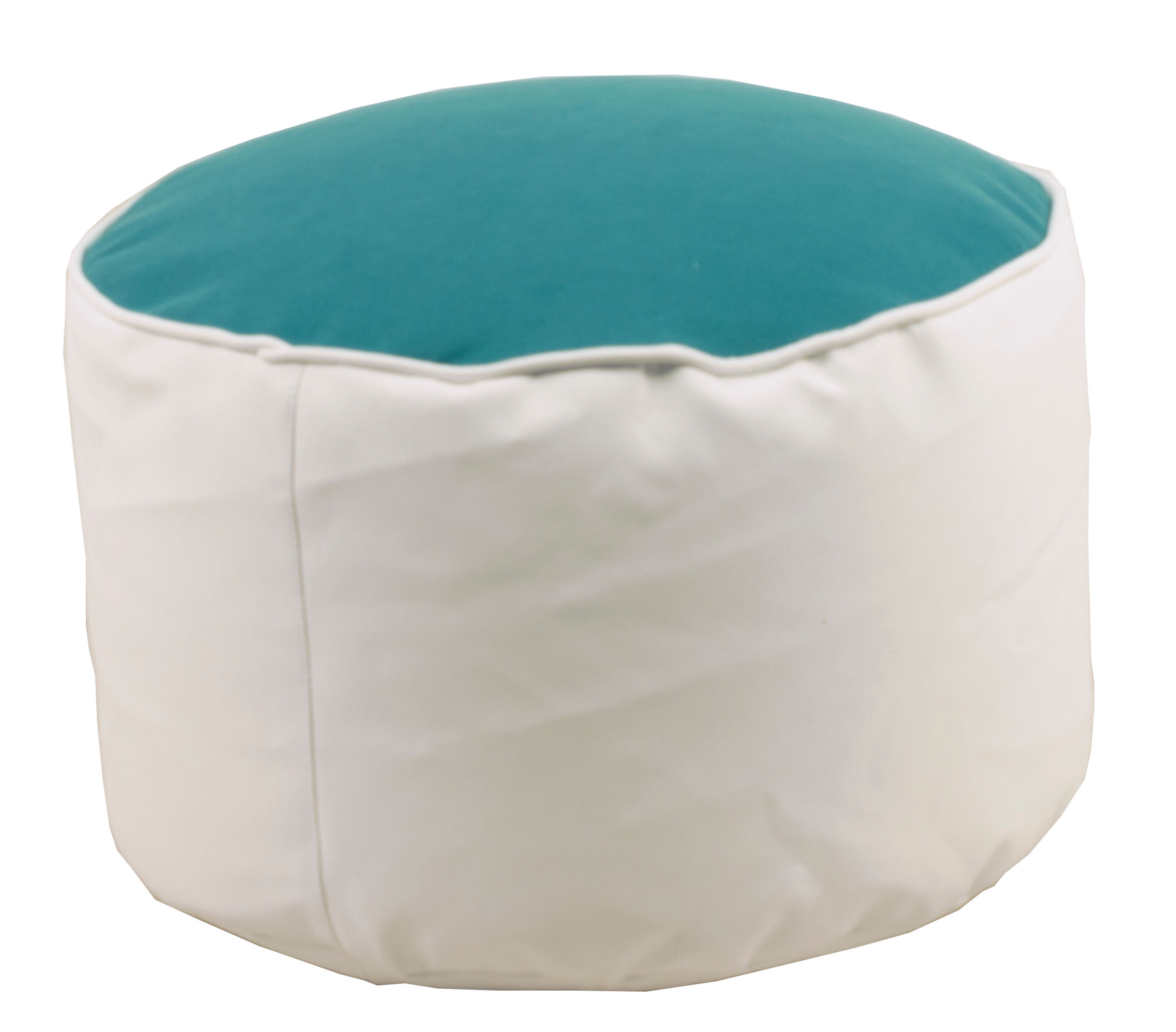 Pouf White/Petrol