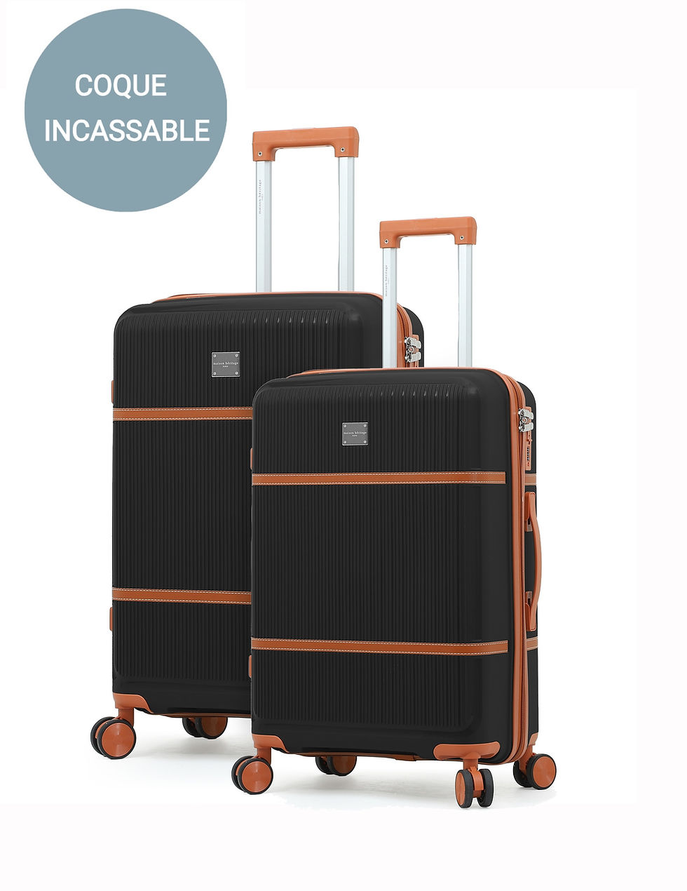 Miniature : Malesherbes set 2 valises M/L  - Black