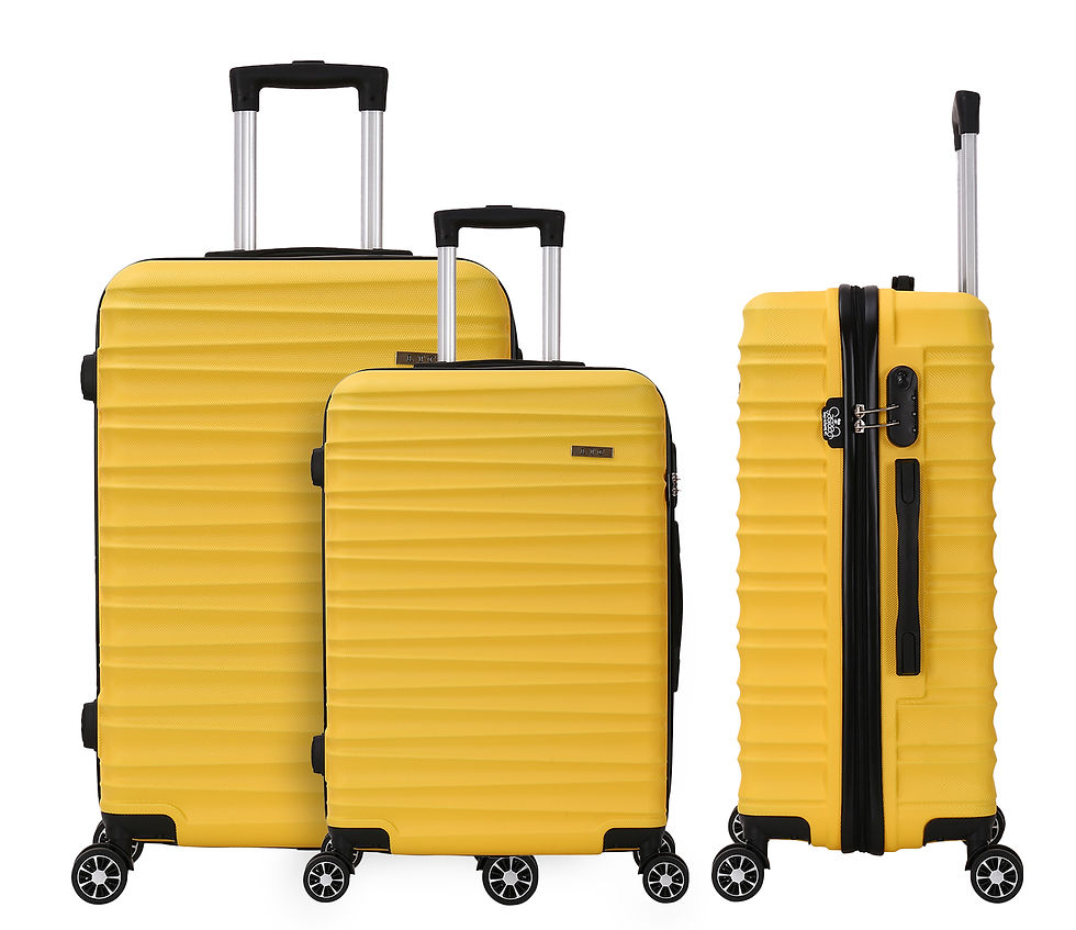 Léna Set 3 valises S/M/L - Moutarde