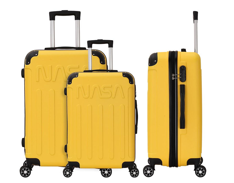 Voyager Set 3 valises S/M/L - Moutarde