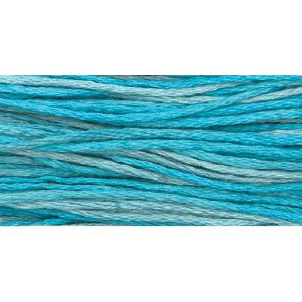 Weeks Dye Works 6-Strand Embroidery Floss 5YD-Blue Topaz