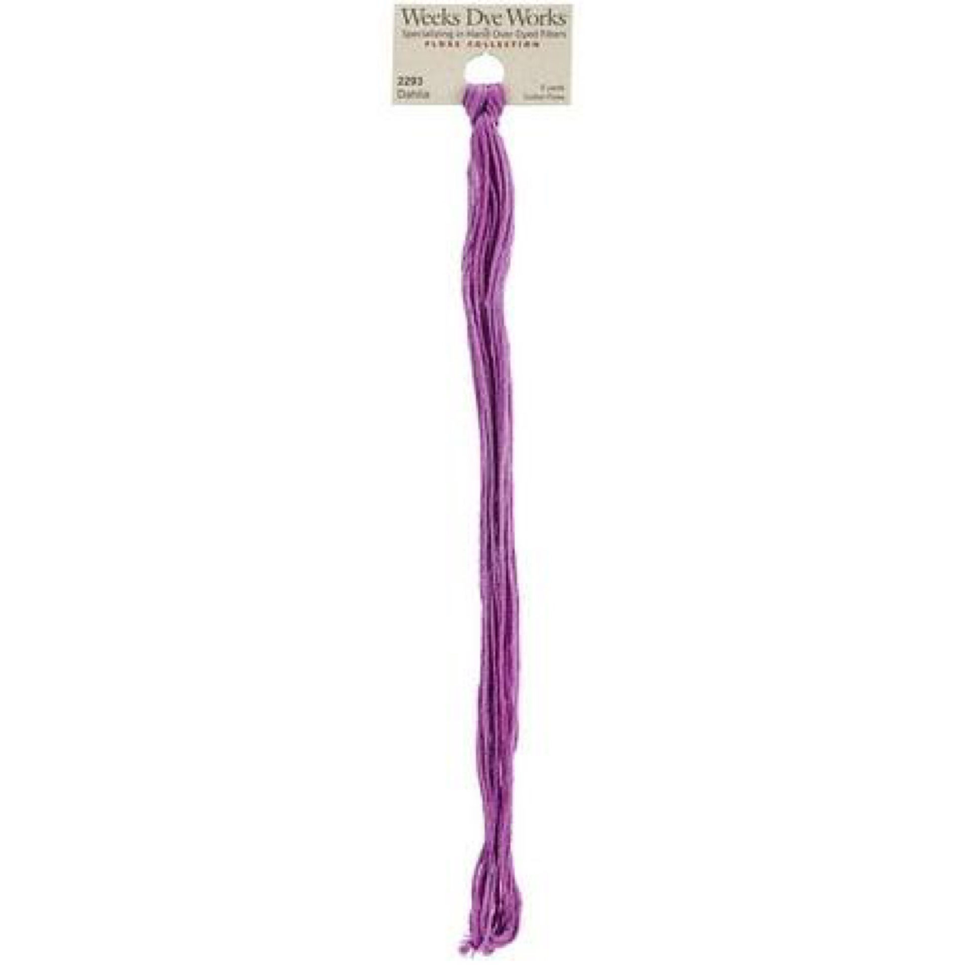 Weeks Dye Works 6-Strand Embroidery Floss 5YD-Dahlia