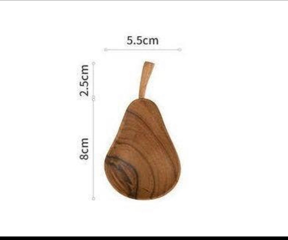 Thumbnail: Teak Wood Sauce Dish (3options)
