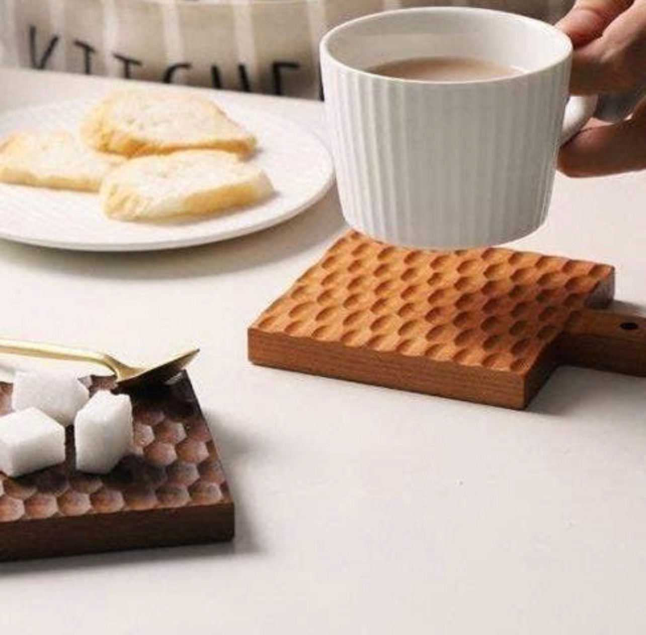 Hand Carved Mini Wood Board/Coaster