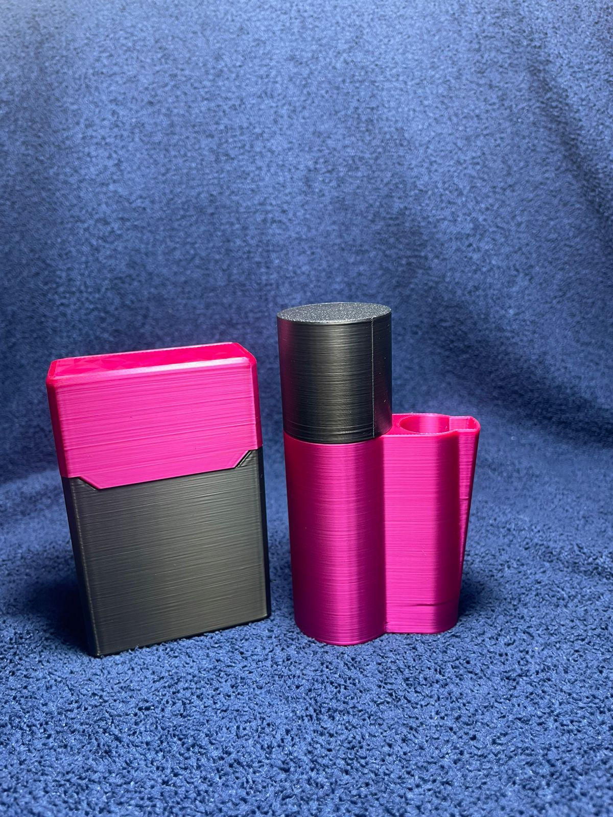 KIT TABACARIA SIMPLES PRETO E ROSA