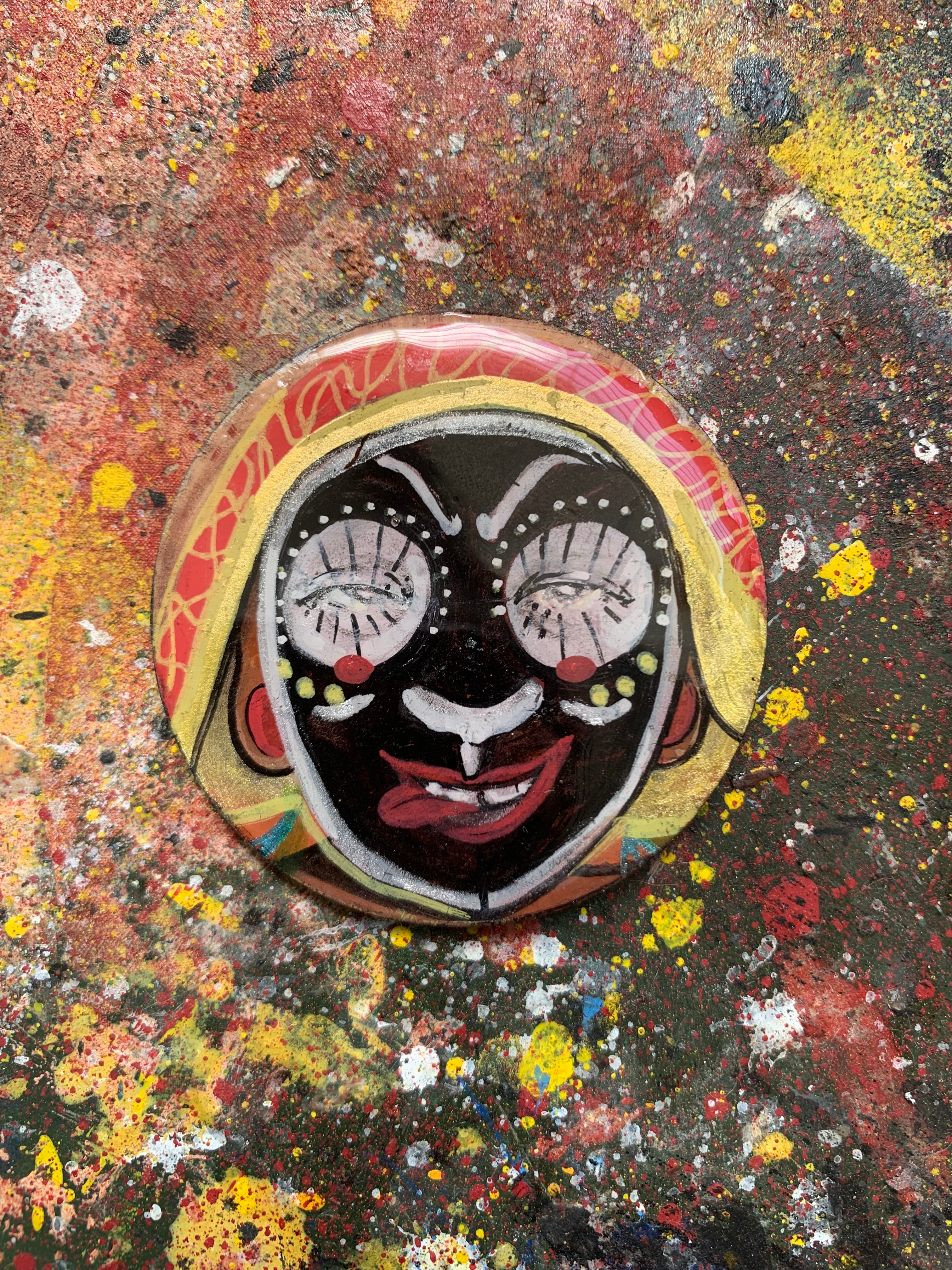 Ímã magnético Mateu - série Mascaretas, por Ira Kurumim