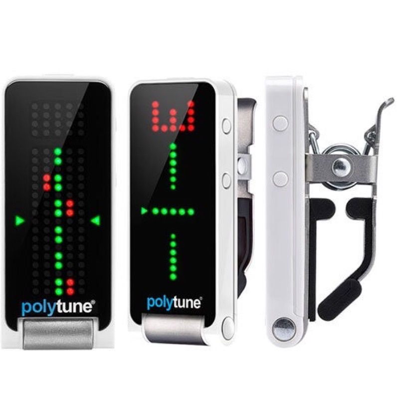 縮圖：TC electronic Polytune Clip 夾式調音器 Tuner 黑色/白色