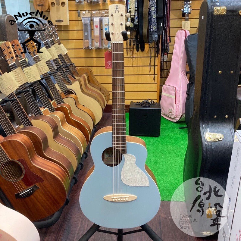 aNueNue 彩虹人 MC10-BA 36吋 彩色鳥吉他 阿羅納藍 小吉他 雲杉面單/桃花心木側背 旅行吉他 5色