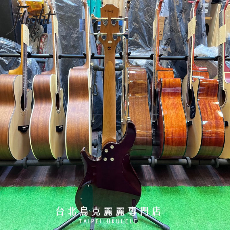 縮圖：歐洲 Flight Mini Bass 30吋 海洋漸層 電Bass 迷你bass