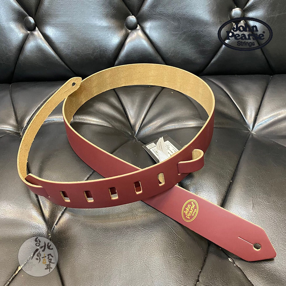 縮圖：John Pearse真皮背帶 麂皮背帶 窄版背帶 加拿大製 烏克麗麗背帶 吉他背帶