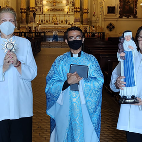 Momentos na Missa em honra a Santa Dulce dos Pobres
