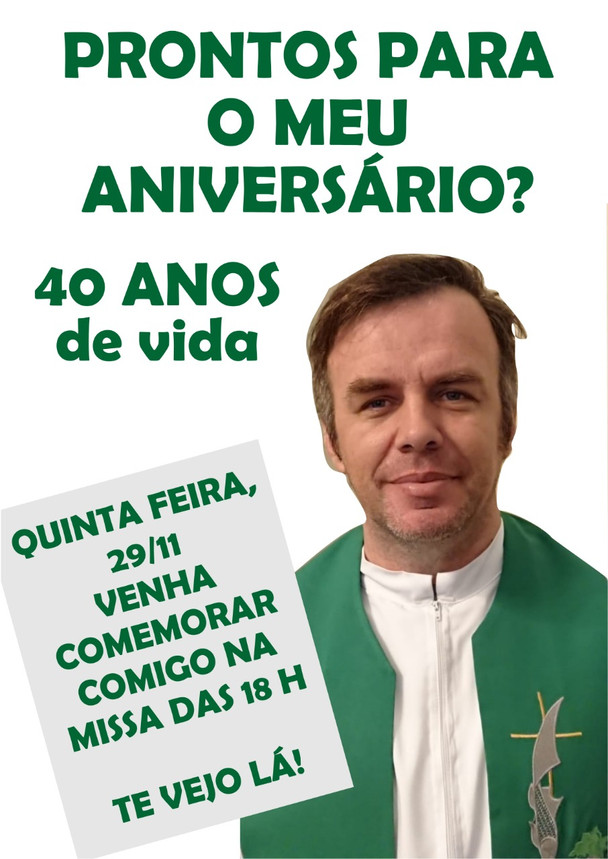 Olha quem está aniversariando...