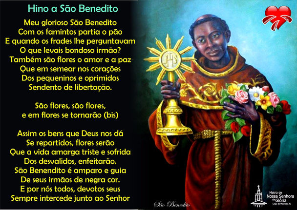 São Benedito, santo da alegria e da misericórdia