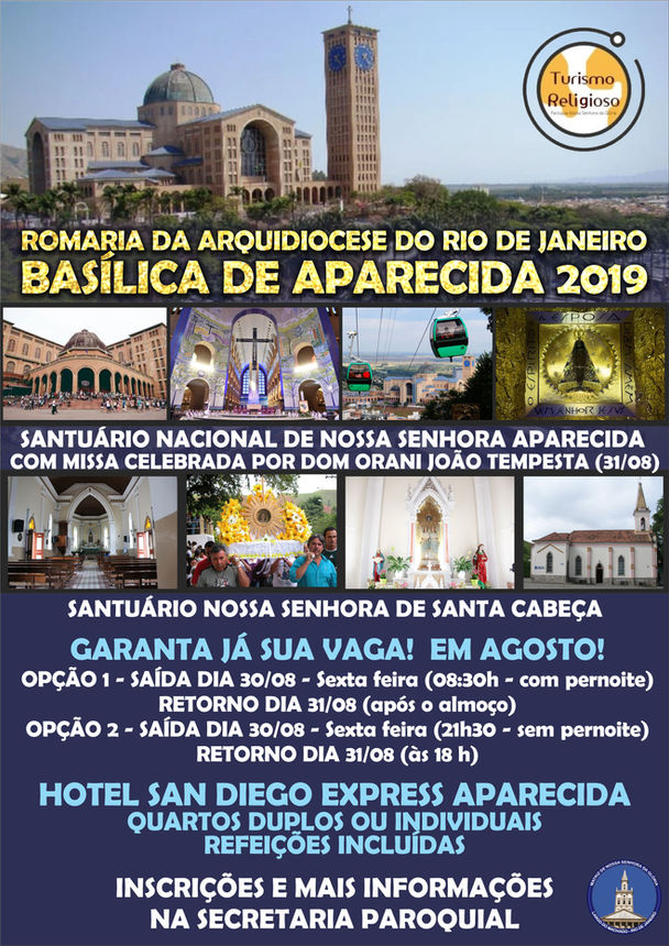 Peregrinação à Aparecida do Norte e Nossa Senhora de Cabeça
