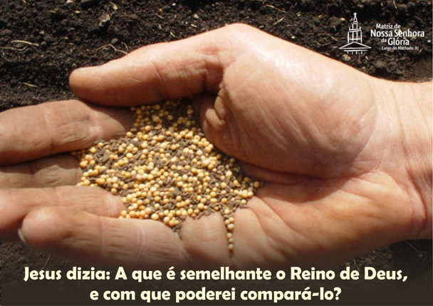 Jesus dizia: A que é semelhante o Reino de Deus e com que poderei compará-lo?