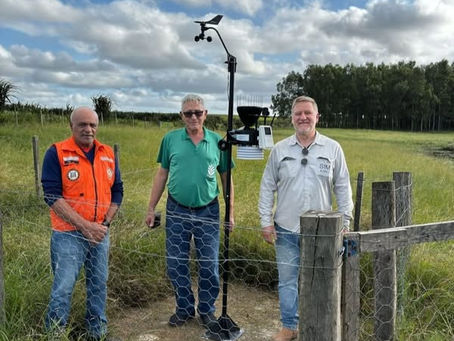 Pedro Osório instala estação meteorológica para fortalecer monitoramento climático e auxiliar produção rural