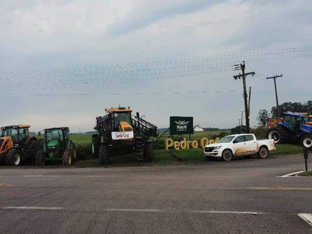 Prefeito de Pedro Osório e vice participam do movimento SOS Agro RS em defesa dos agricultores