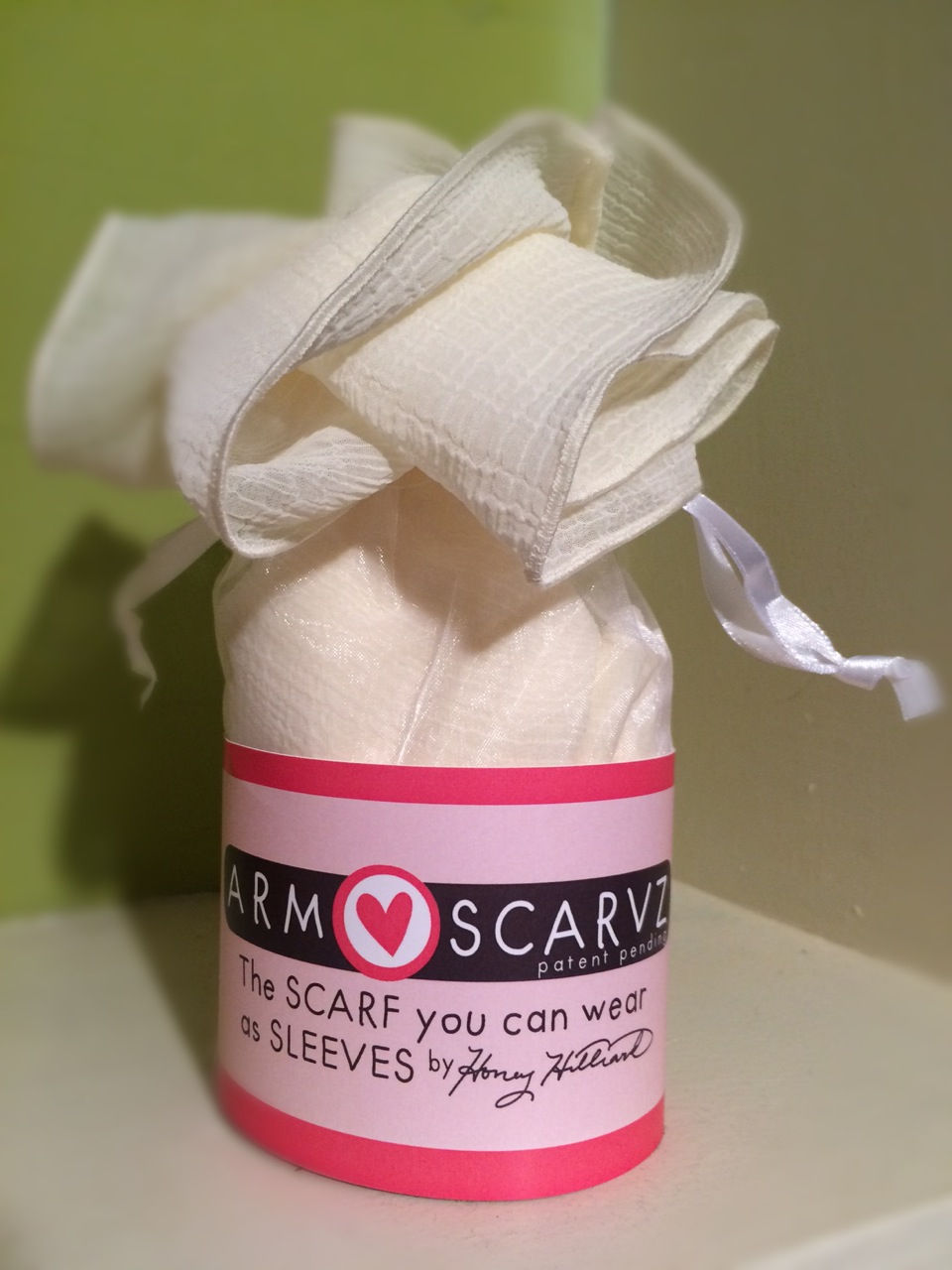 Armscarvz Cream Sheer