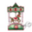 Christmas Reindeer Carousel Box Card