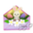 Bunny Envelope Box Card SVG